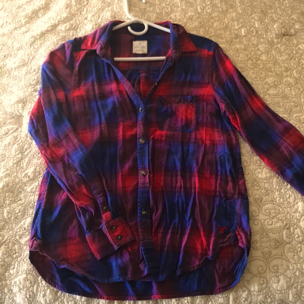 American Eagle vintage boyfriend flannel